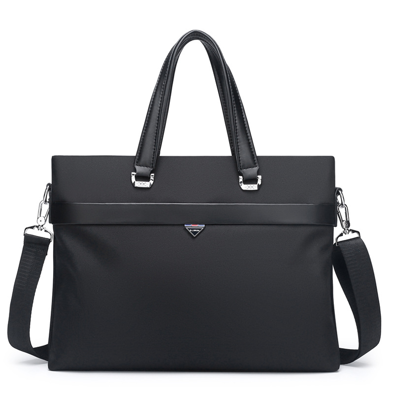 Wholesale new men's bags Oxford cloth handbags horizontal briefcase business bag men's waterproof oblique briefcase