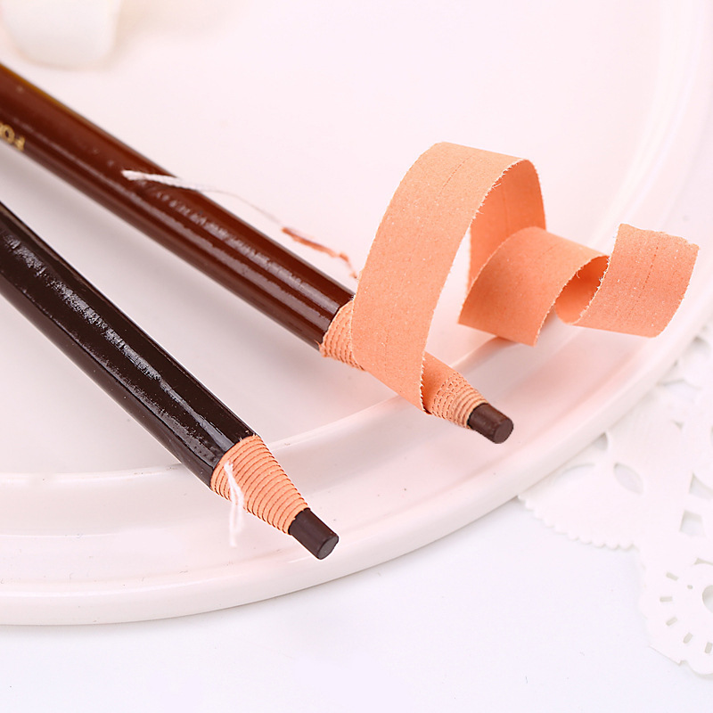 Heng silk 1818 pull eyebrow pencil tear waterproof sweat-proof makeup pen brush eyebrow makeup beauty makeup wholesale ultra-fine head