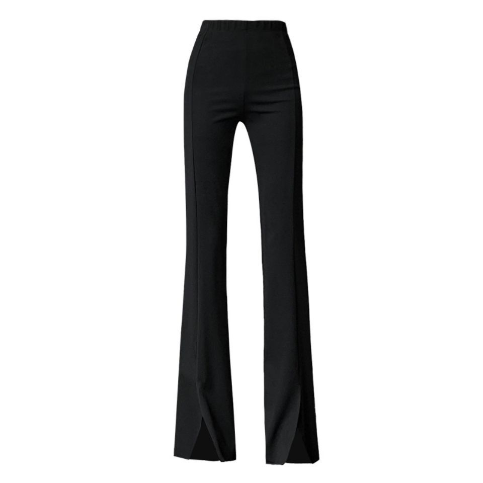 A generation of women's spring and summer split pants women's new fashion Joker flared pants safety pants leggings
