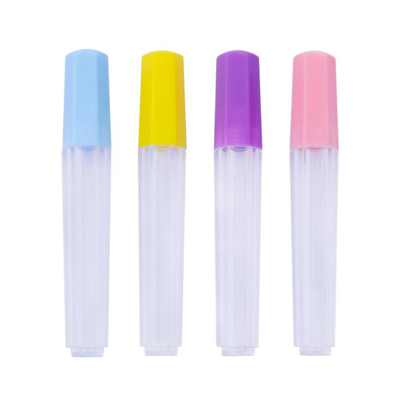 Transparent storage plastic needle bottle small storage hand sewing needle storage bottle needle bottle (four-color bottle)