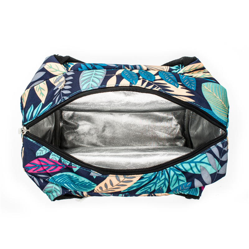 Lunch bag thermal insulation lunch printing with rice portable ice bag aluminum foil waterproof large capacity with Rice spot wholesale