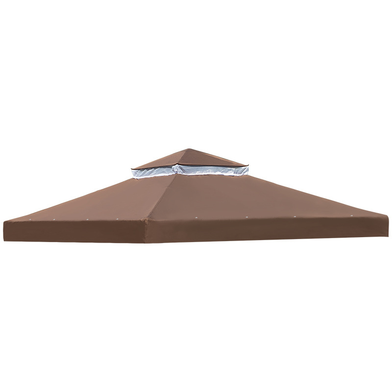 Outdoor awning with gauze double-top iron tent 300D thickened waterproof sunshade courtyard iron tent tarpaulin