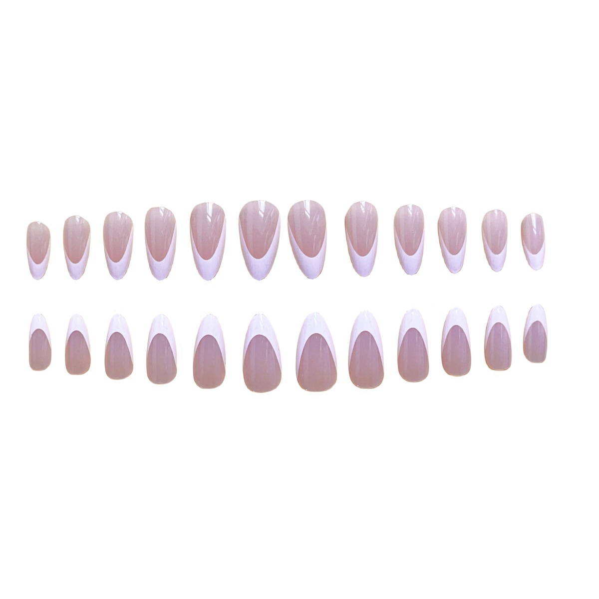Long Almond wear nail press on nails