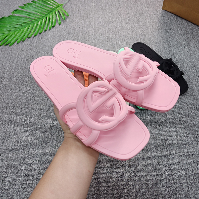 GG Slippers Women's Shoes Europe and America Big Brand 2024 New Ladies Sandals and Slippers slippers Europe Station Cross-border
