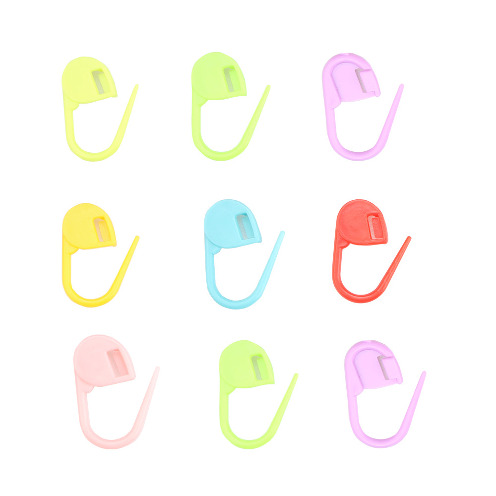 1000 PCs color plastic small pin mark button DIY knitting tool wool mark button sweater crochet tool