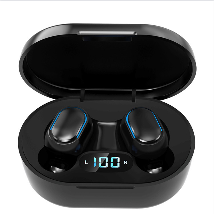 E7S new cross-border product Bluetooth headset 5.0 in-ear tws digital display sports Bluetooth headset one-piece delivery