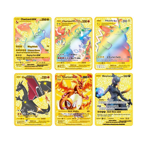 Large number of in stock fast delivery Baokemeng metal card Pokemon Pet Pokemon English