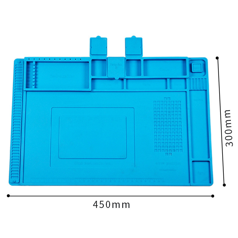 高温耐性シリコーンワークベンチマットコンピュータ携帯電話修理断熱パッドはんだステーション用|undefined