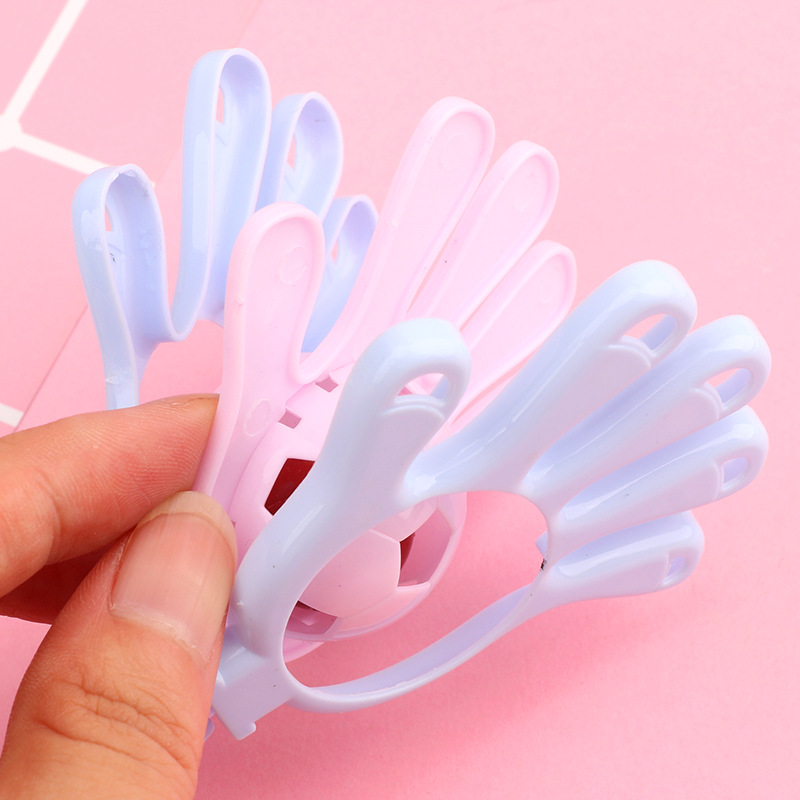Hand bell baby educational rattle baby soothing grip training toy handheld musical instrument clapping hand palm