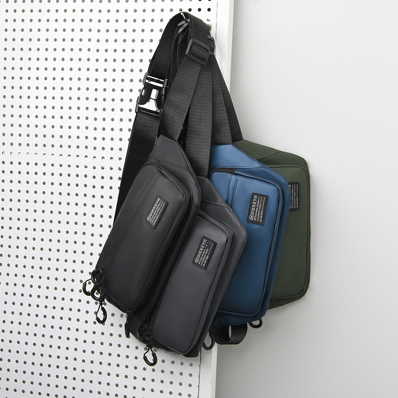 New fashion brand waist bag crossbody bag waterproof chest bag casual shoulder bag outdoor sports bag dead fly bag mobile phone bag