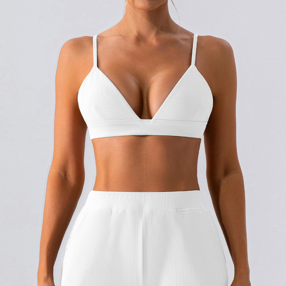 23 cross-border nude beauty back yoga bra push up quick-drying tight sports underwear running fitness vest top for women