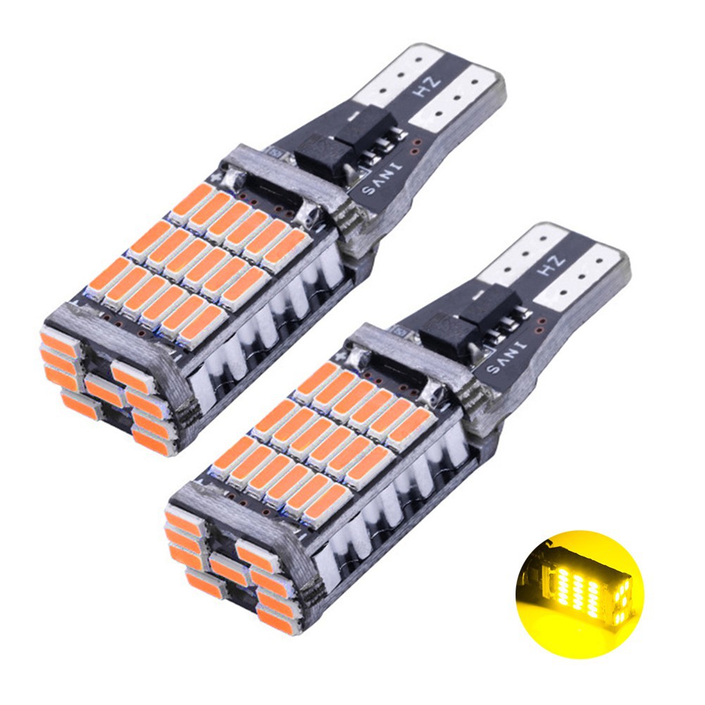 led car reversing light T15 4014 45smd decoding constant current electrodeless brake turn light highlight anti-strobe