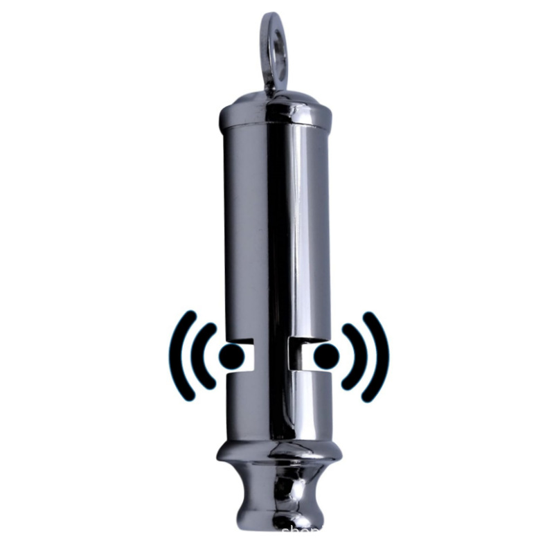 Manufacturers genuine goods stainless steel whistle high frequency police whistle British police whistle double tone anti-wolf alarm whistle