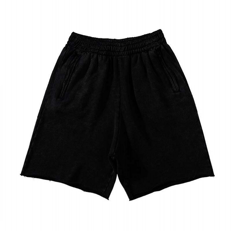 Cross-border KANYE coconut SEASON 6 KANYE pure cotton yeezy sports gray shorts men's high street Non-Fog