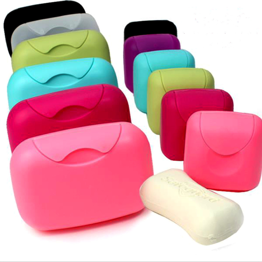 Creative Travel Handmade Soap Box Waterproof Leak-proof Soap Box with Lid and Lock Storage Box Easy to Carry