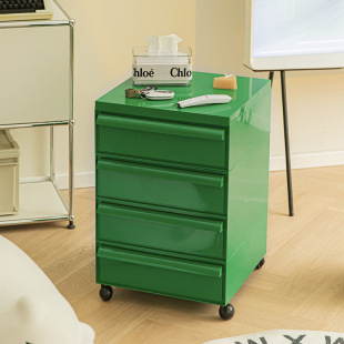 Nordic Middle and Ancient Style Bedside Table ins Mobile Storage Cabinet Simple Creative Small Cabinet Mini Simple Side Cabinet