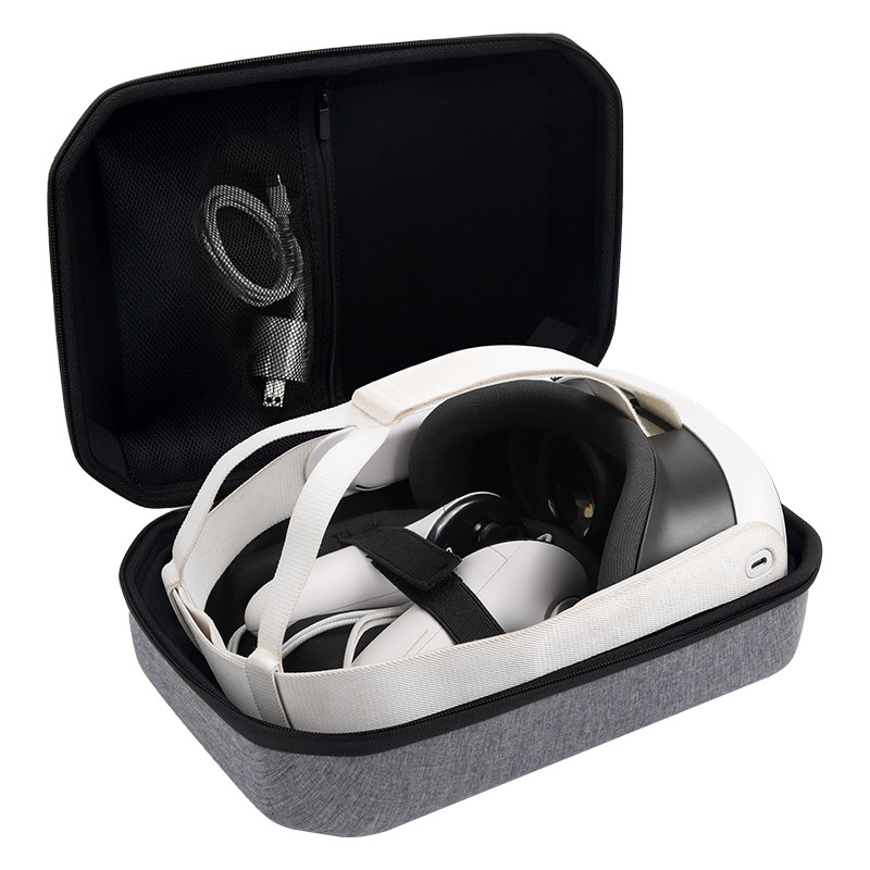 Applicable Meta Quest 3 VR head-mounted storage box EVA drop-resistant dustproof portable large capacity storage bag