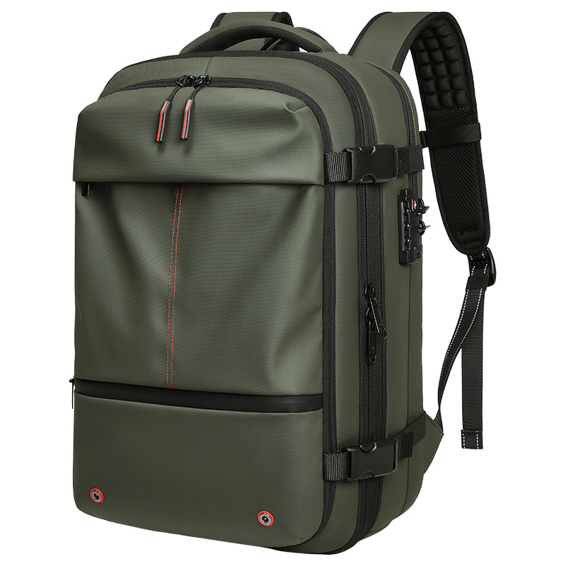 Backpack Men's Casual Large Capacity Multifunctional Travel Bag Vacuum Compression Water-repellent Business Travel Computer Bag