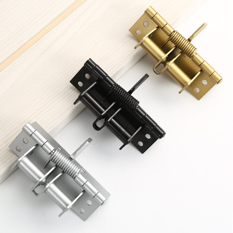 4-inch door closer automatic door closing flip with positioning 90-degree screen door wooden door invisible door spring positioning hinge