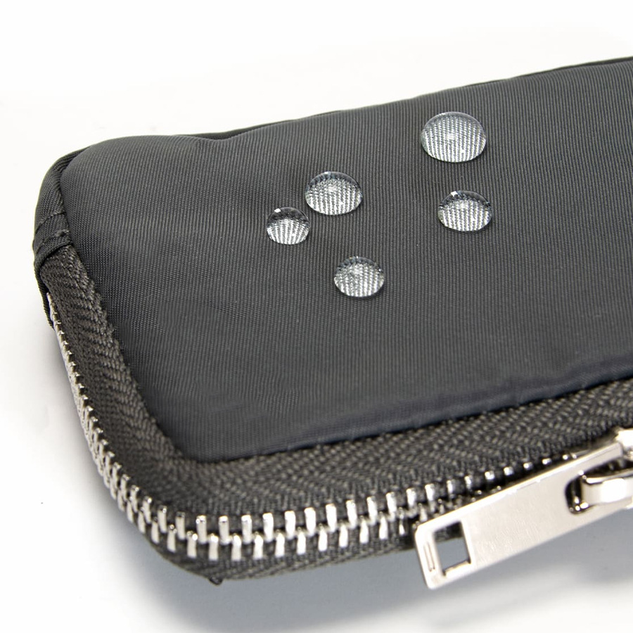 Simple and compact multi-functional Coin Coin purse hand-held RFID anti-theft card swiping bag mini key storage bag_voghion.com
