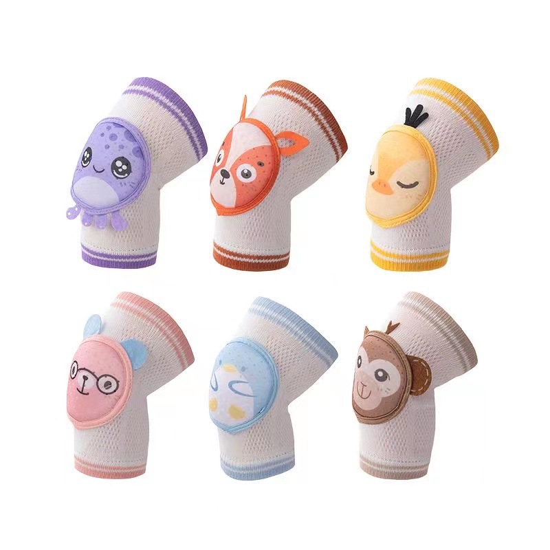 Non-slip baby knee pads spring and summer thin baby crawling anti-fall toddler protection children's knee pad sheath wholesale