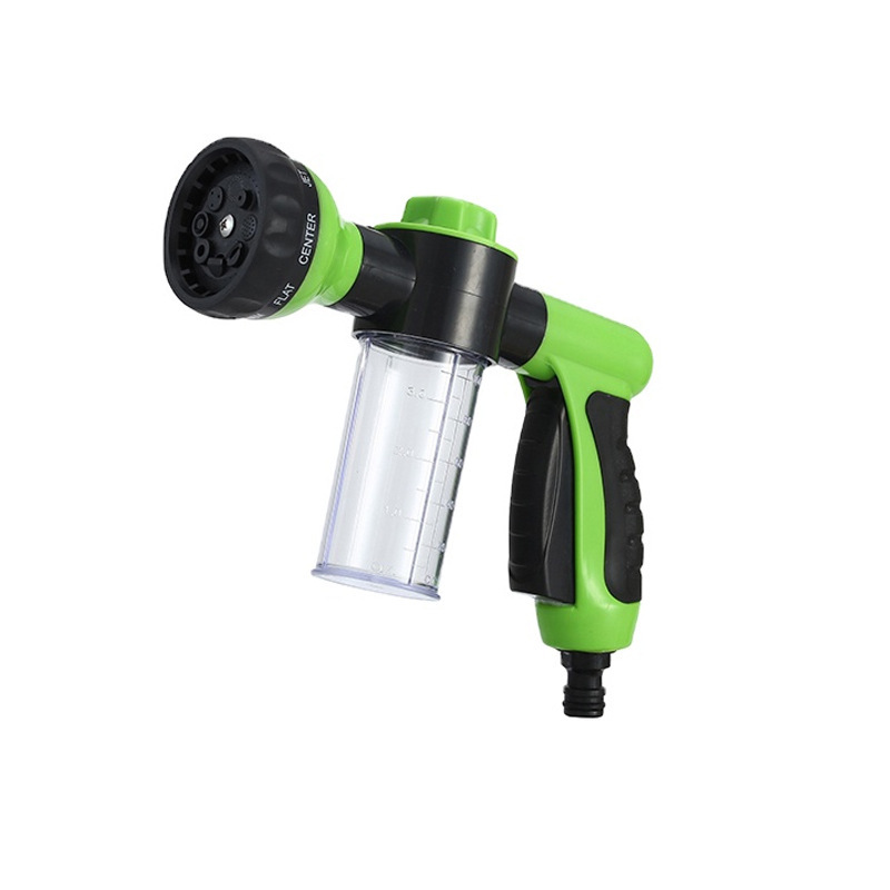 New foam water gun car wash water gun car washer 8 function foam water gun gardening watering pet shower
