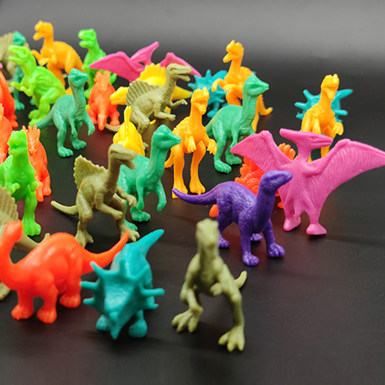 Simulation little dinosaur world toy soft rubber solid model examination ancient stone dinosaur Children Baby understanding toy male