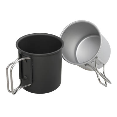 Outdoor Camping Folding Water Cup Portable Ultra Light Aluminum Alloy Camping Cup Coffee Cup Tea Cup Mug