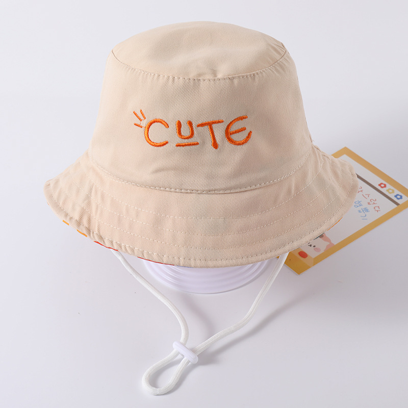 Chapeau de pêcheur pour bébé printemps et automne, chapeau de soleil fin d'été pour filles, chapeau de protection solaire pour bébé, chapeau pour enfants, chapeau coupe-vent pour garçons_voghion.com