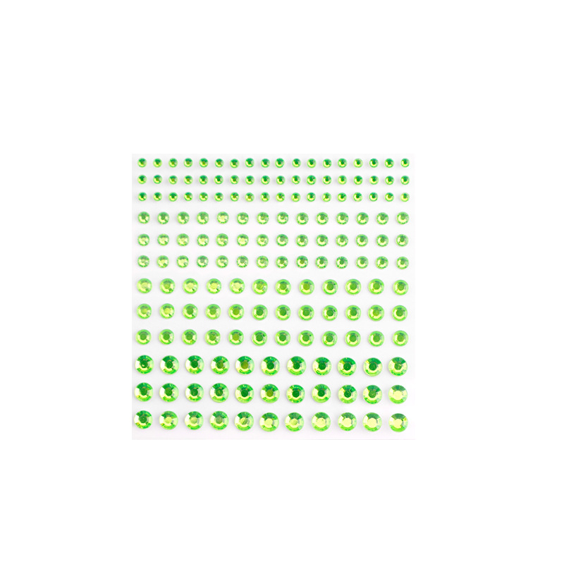 Cross-border Amazon 3456mm165 flat-bottomed diamond face stickers rhinestone children's face decoration stickers mountain root diamond stickers