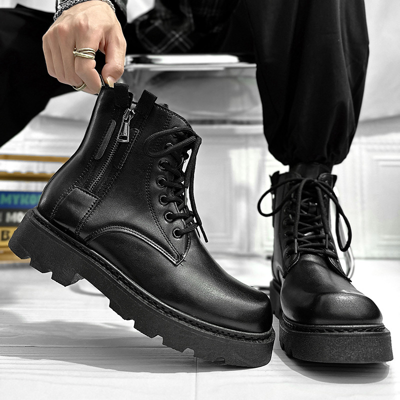 Martin Boots Men's Boots British Fan Car Boots High-top Leather Boots 2025 Autumn and Winter New Boots Boots plus size Workwear Shoes