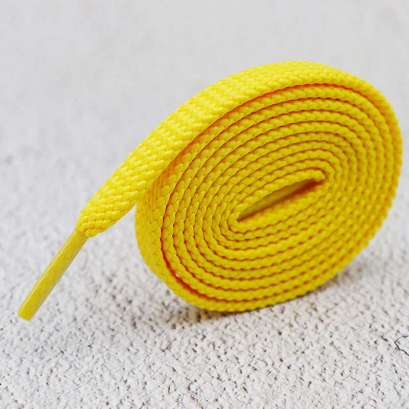 Kulogin shoelace source wholesale classic NB flat polyester shoelace all-match lanyard casual shoes solid color decorative rope