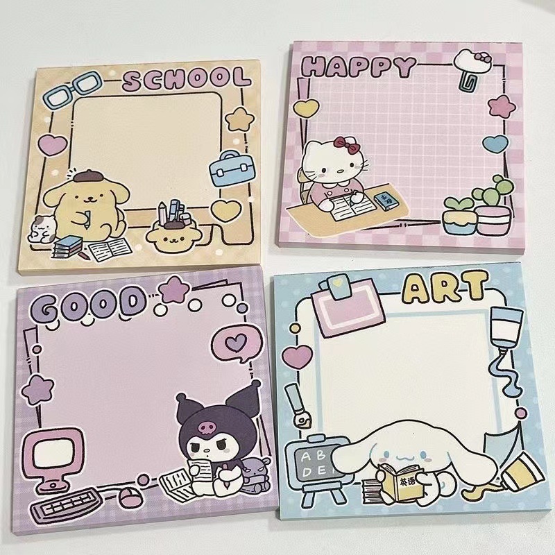 Cartoon Sanrio convenient post ins cute Pacha dog paste message notepad student journal material book