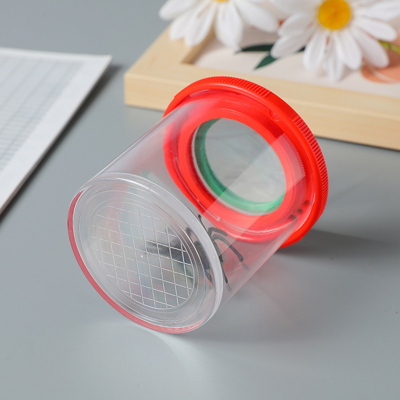Factory insect observation magnifying glass children's outdoor exploration science and education insect flip observation Cup teaching magnifying glass