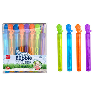 Children's summer bubble water blowing bubble toy 10.5cm tall and small test tube mermaid bubble stick
