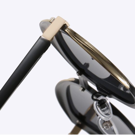 Cross-border men's driver driving metal polarized sunglasses AliExpress temu explosions fashion colorful sunglasses