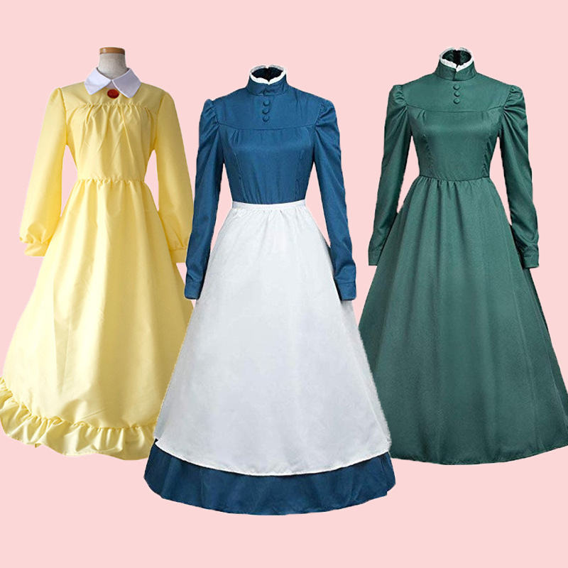 Howl's Mobile Castle Sophie Cos Dress Dress Cosplay cosplay Costume