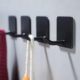 45 degree trunk hook-black 4 pack