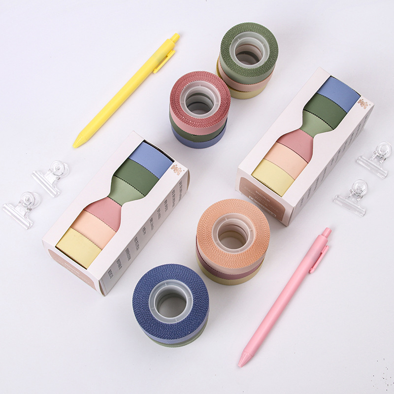 Morandi color tape bopp solid color Japanese tape hand account stickers DIY decorative painting boxed manufacturers wholesale