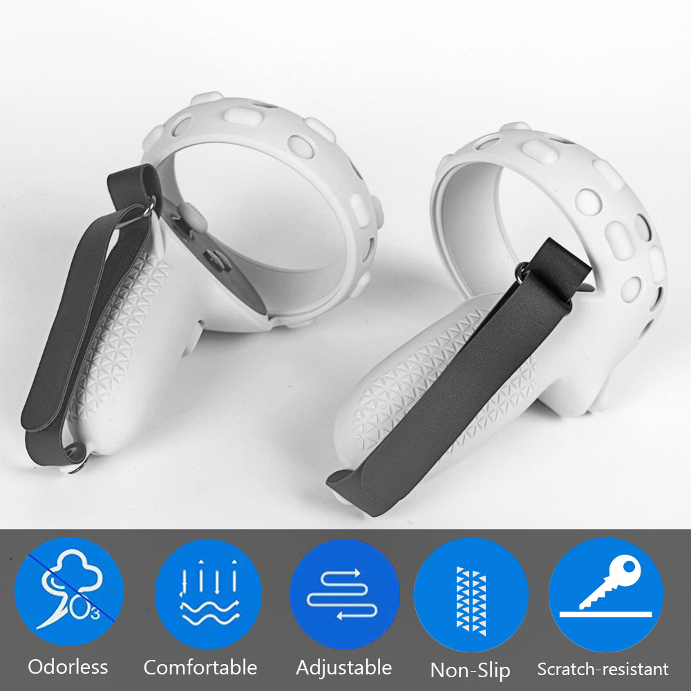 Suitable for Oculus quest2VR Handle Protective Case Drop-resistant Silicone Case All-inclusive One-piece Silicone Protective Set
