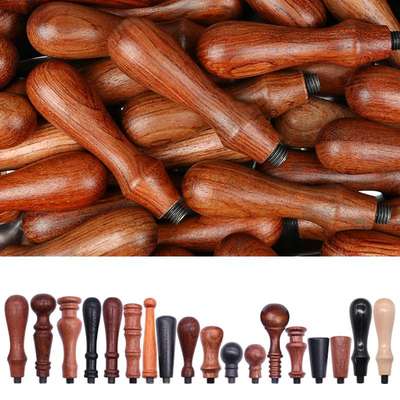 Fire paint handle rosewood 17 styles of fire paint seal handle retro European envelope mouth wax tool factory shop