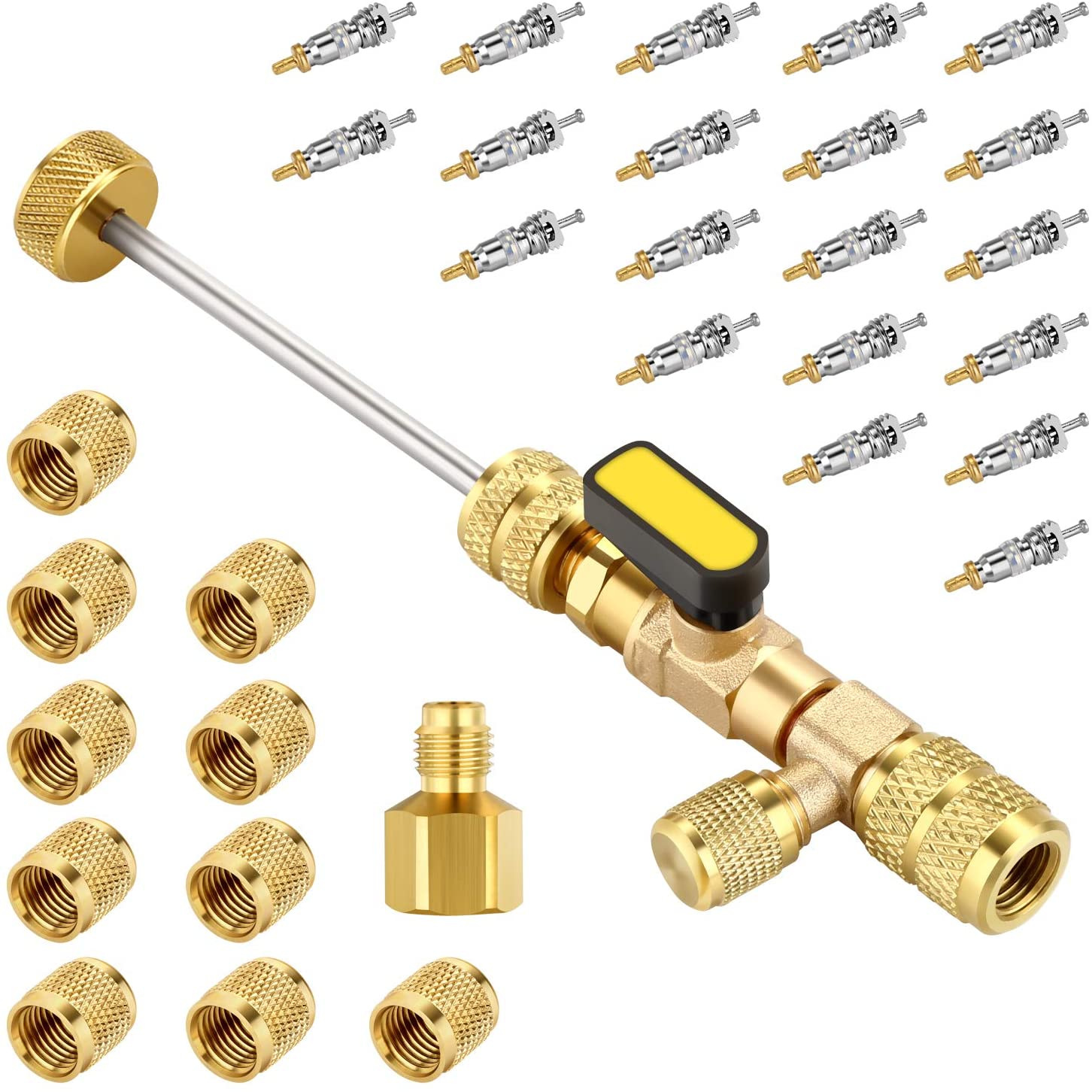 R410 R22 household air conditioner valve core disassembly kit does not leak refrigerant valve core loading and unloading tool
