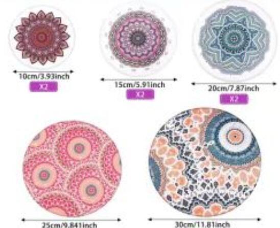 Cross-border Hot Sale Waterproof Bowl Cover Washable Reusable Salad Bowl Dust Cover Fresh-keeping Cloth Printed Bowl Cover