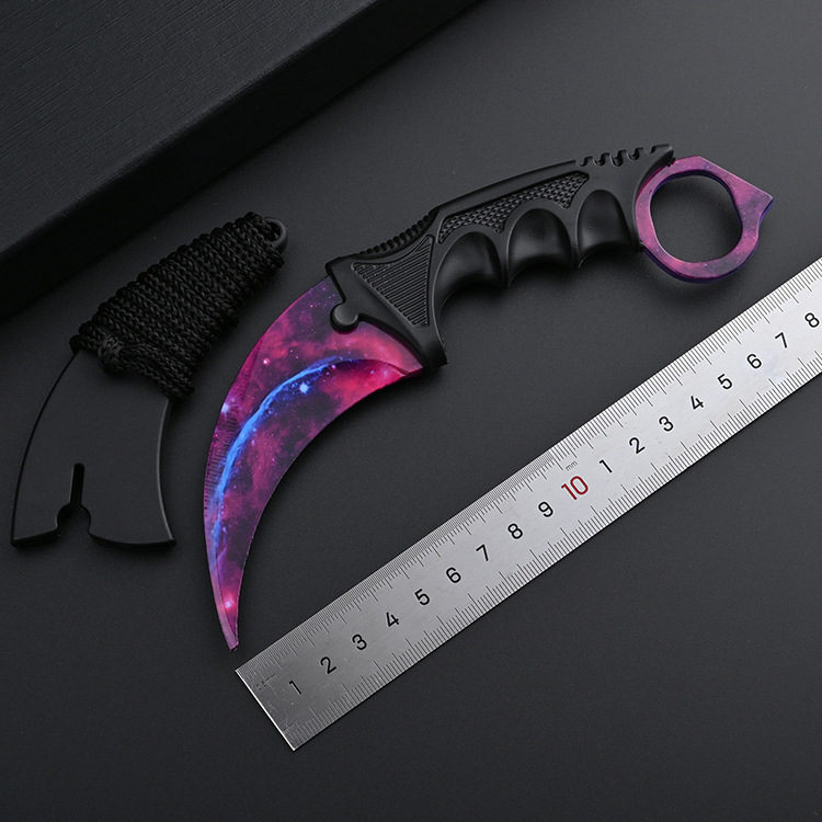 Game peripheral csgo claw knife unopened blade claw knife toy model knife self-defense cold weapon eagle claw knife play