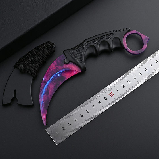 Game peripheral csgo claw knife unopened blade claw knife toy model knife self-defense cold weapon eagle claw knife play
