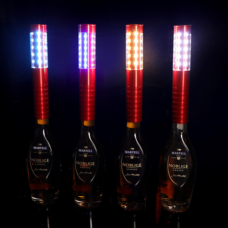 Bar champagne pop flash stick led charging marquee flash nightclub ktv fluorescent lamp wine cap luminous atmosphere props
