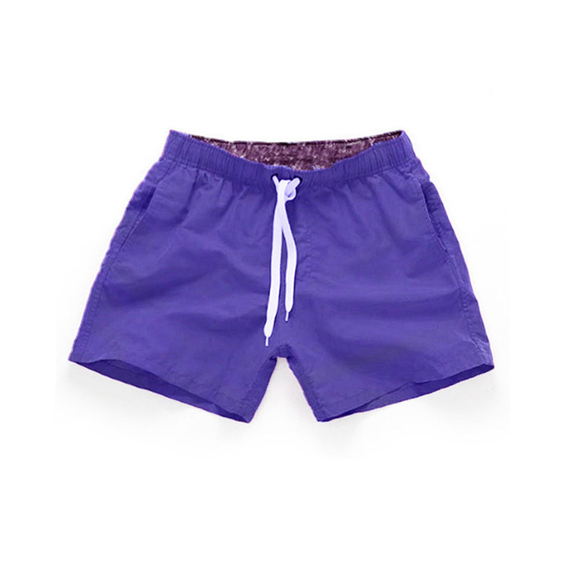 Popular beach pants men's shorts summer surfing pants men's beach pants solid color European and American beach pants men's big shorts