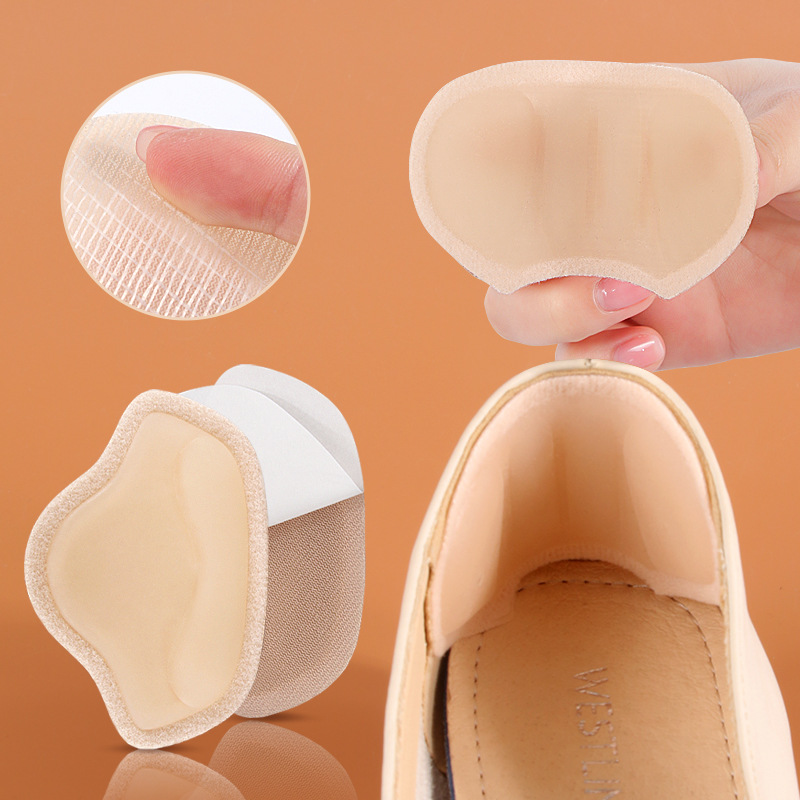 Succulent heel stickers 2024 new shoes heel stickers anti-wear feet shoes big change soft high-stick heel stickers