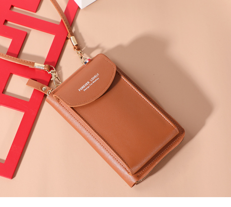 2021 nuova borsa per cellulare di grande capacità borsa a tracolla piccola con cerniera borsa a tracolla lunga multifunzionale portafoglio da donna_voghion.com