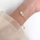 2165# adjustable pearl bracelet
